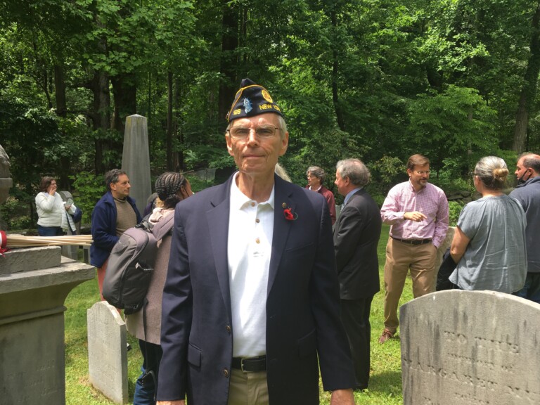 (PHOTO: Fred De Barros, Commander, American Legion Post 128 in Rye, New York.)