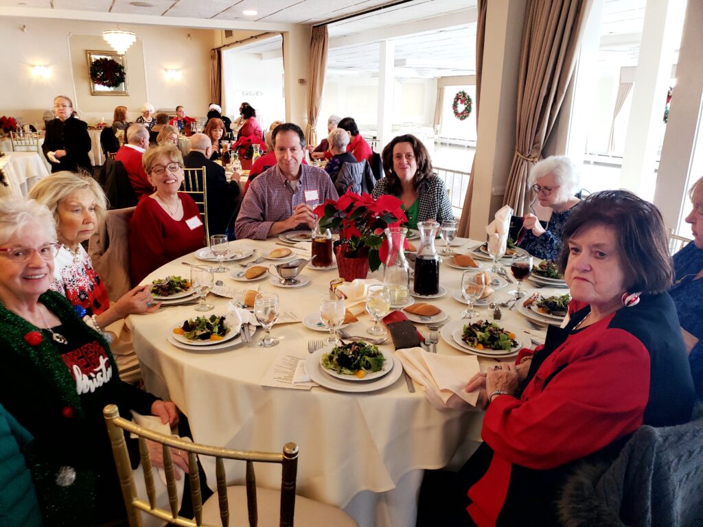(PHOTO: The Rye Association for the Handicapped holiday party at The Davenport Mansion in New Rochelle on December 6, 2023. The group celebrated 60 years in 2023.)