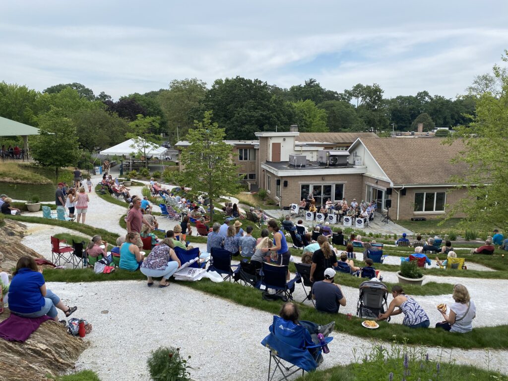 (PHOTO: The Spring Concert Series in the new Recreation Park Amphitheater.)
