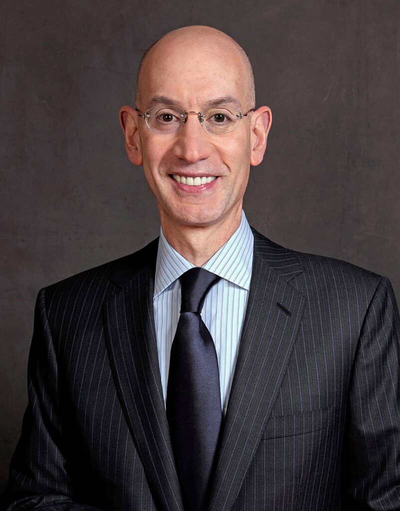 (PHOTO: Adam Silver, the Commissioner of the National Basketball Association (NBA), grew up in Rye, New York. Credit: Jen Pottheiser, CC BY-SA 4.0.)