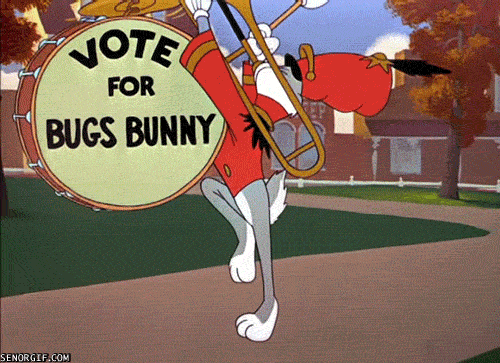 Bugs Bunny vote 9Dvz