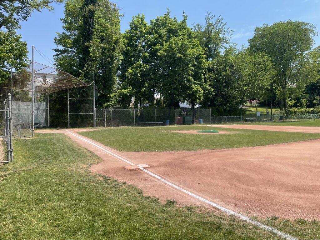 (PHOTO: Gagliardo Park currently hosts a little league sized baseball field as well as a basketball court, a playground and picnic area and some woods..)