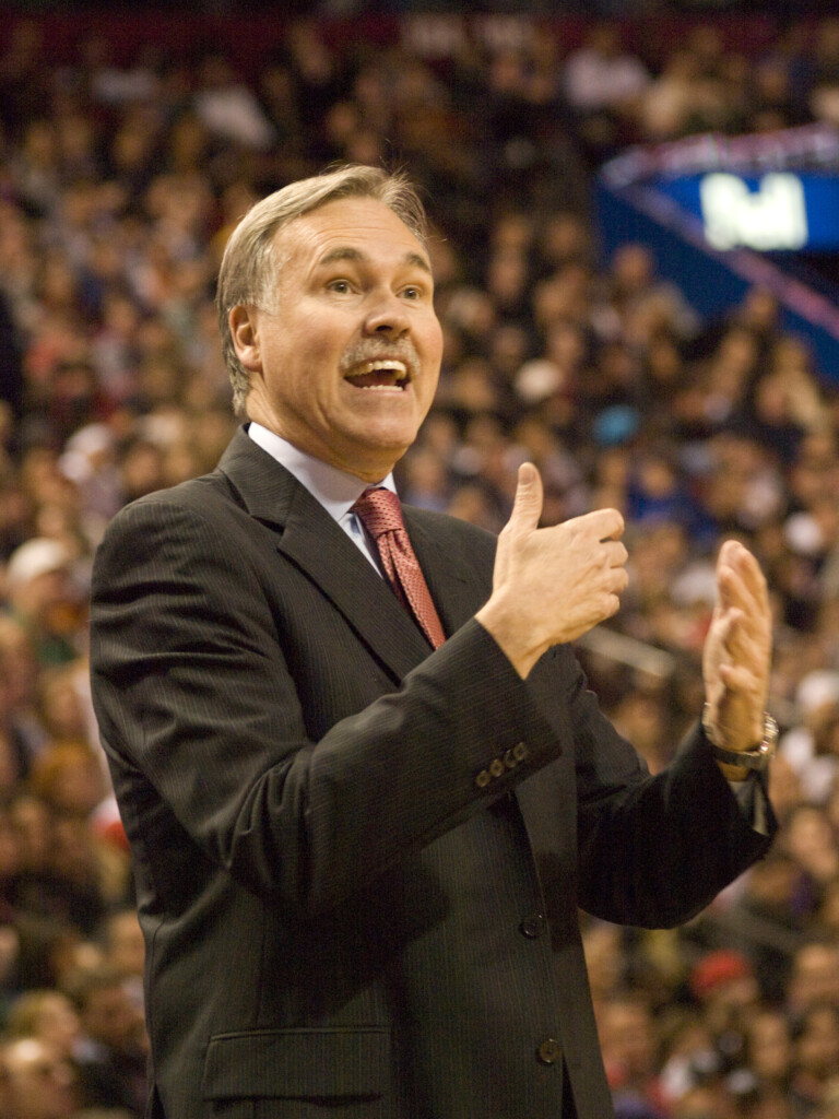 (PHOTO: Basketball player, coach, executive and former Rye resident Mike D'Antoni. Credit: Matt Hickey, CC BY-SA 2.0, via Wikimedia Commons.)