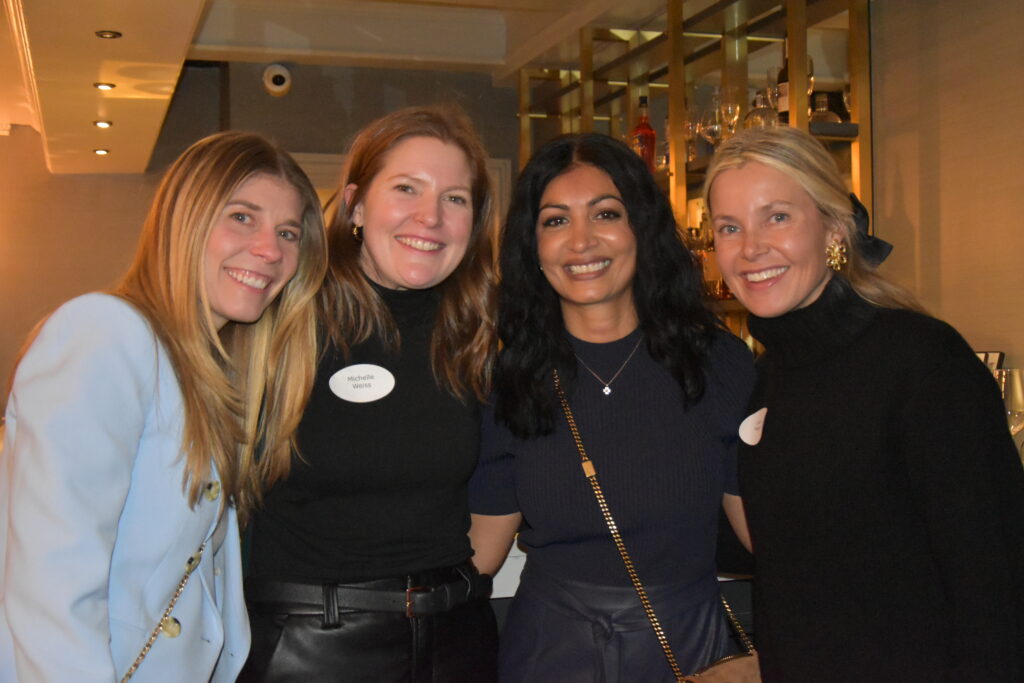(PHOTO: Soul Ryeders hosted its annual Giving Circle "Get Together to Give Together" event on February 1, 2024. Left to right: Shannon McGovern, Michele Weiss, Milan Yokuty, Laura Yaeger.)