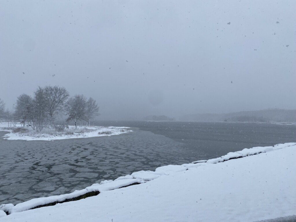 (PHOTO: The Rye snowstorm of Tuesday, February 13, 2024- Milton Harbor.)