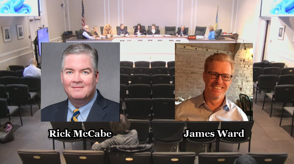 (PHOTO: In the fall of 2024, GOP candidate Rick McCabe will face Dem candidate James Ward.)