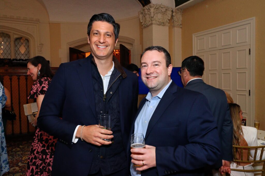 (PHOTO: Javier Martinez and Bryan Bellmare at the Rye Fund for Education (RFE)'s 2nd Annual “Spark The Night” Gala on Thursday, April 4th, 2024 at Westchester Country Club. The event raised $375,000 for the Rye City School District.)