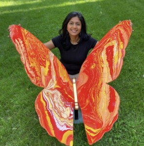 (PHOTO: The recipient of The Rye Art Center's first-ever Visionary Artist Award, Meera Agarwal.)