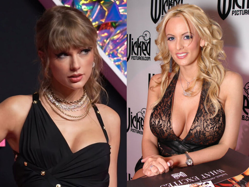 (PHOTO: Both Taylor Swift and Stormy Daniels fell short in the Board of Education election in Rye, NY. Credit: iHeartRadioCA, CC BY 3.0, Alan from Chicago, USA, CC BY-SA 3.0.)