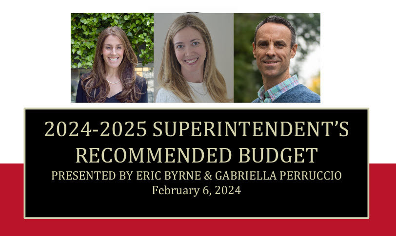 The 2024 Board of Education candidates and budget graphic -