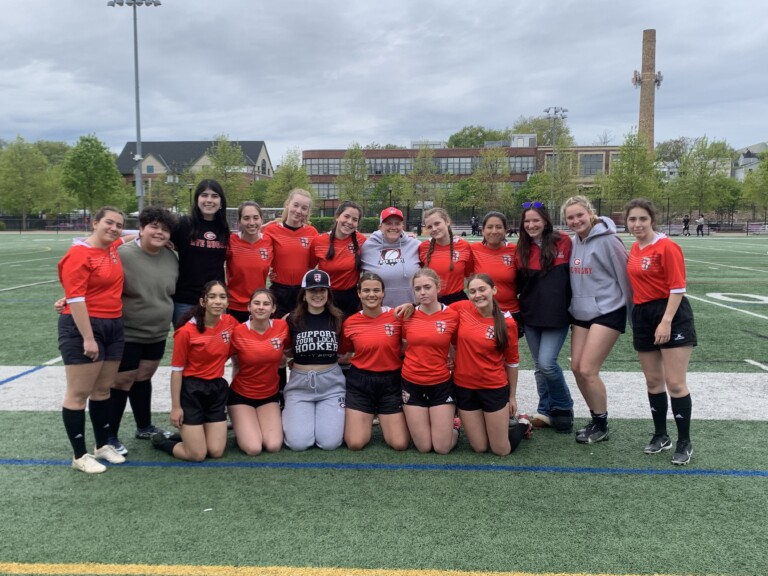 (PHOTO: The 2024 Rye Girls Rugby Team.)