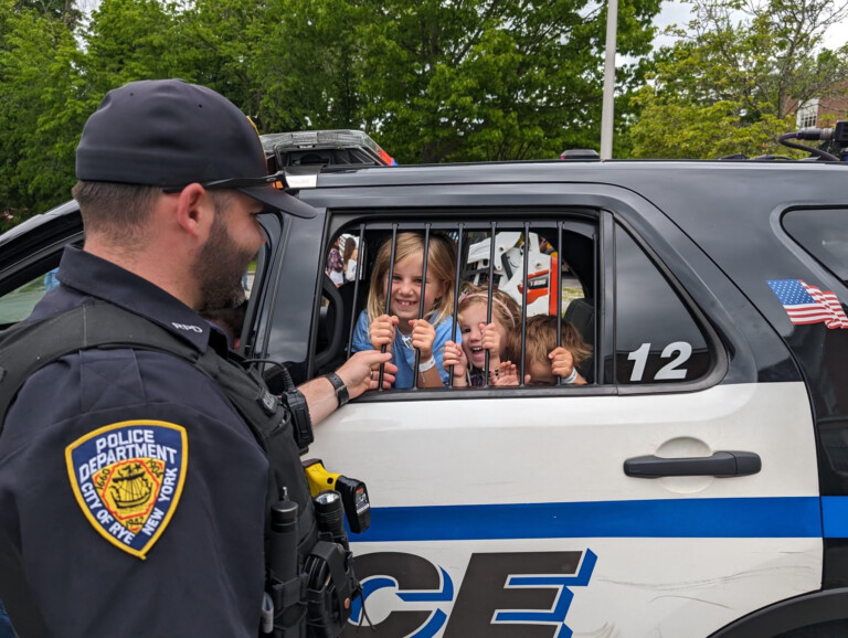 (PHOTO: Detainees. Had too much fun. The Rye Free Reading Room's annual Vehicle Fair was held on the Rye village green on Sunday, May 19, 2024.)