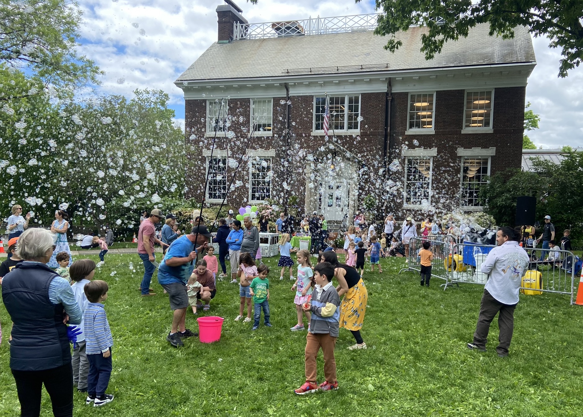 (PHOTO: Bubbles at The Rye Free Reading Room's annual Vehicle Fair was held on the Rye village green on Sunday, May 19, 2024.)
