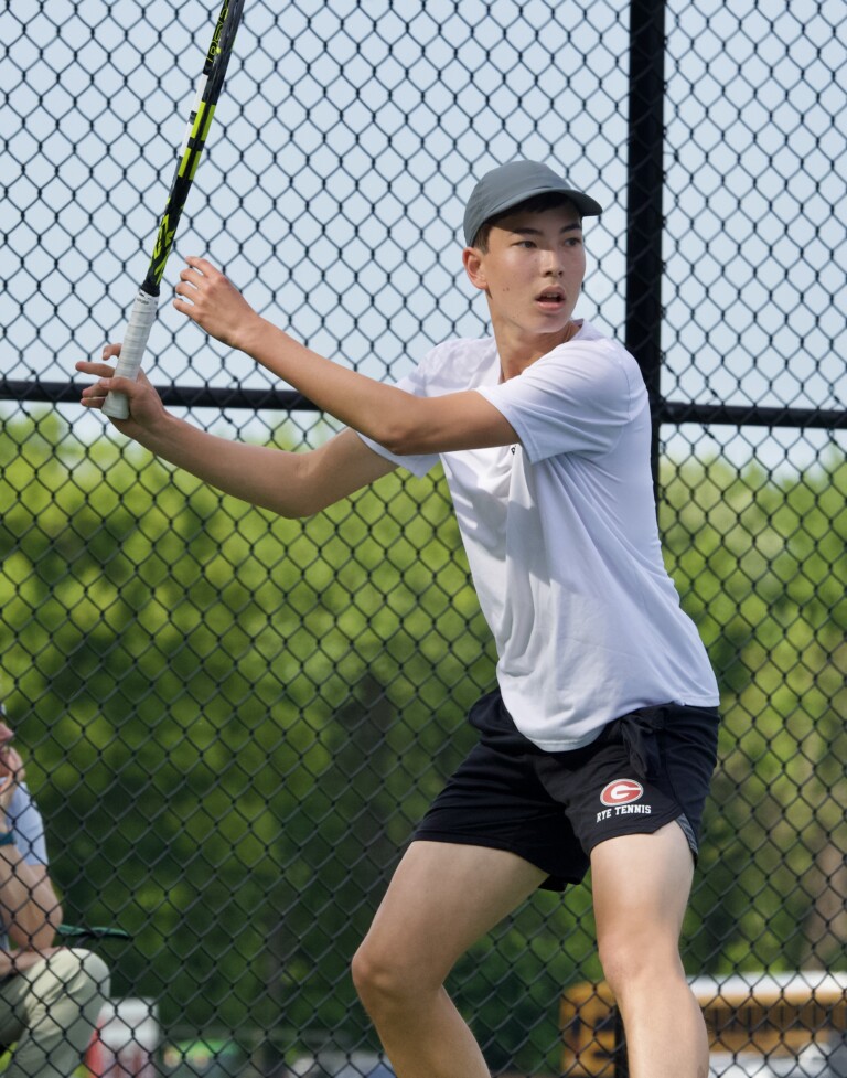 (PHOTO: Rye Boys Varsity Tennis MVP Henry Groves.)