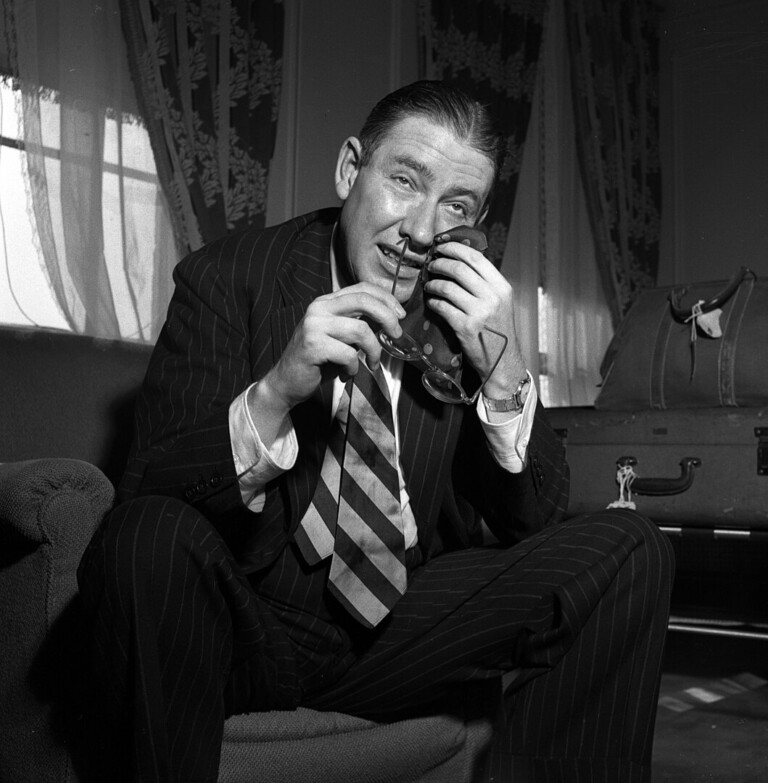 (PHOTO: American poet and Rye resident Ogden Nash at Biltmore Hotel, Los Angeles, California. By By Los Angeles Daily News, CC BY 4.0.)