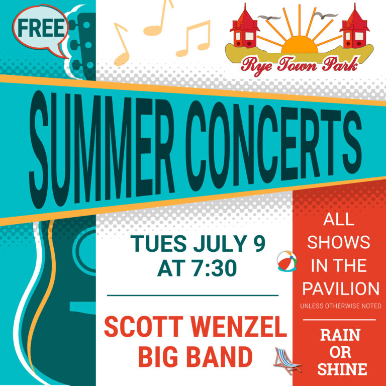 Rye Town Park 2024 Summer Concert Series Presents – Scott Wenzel