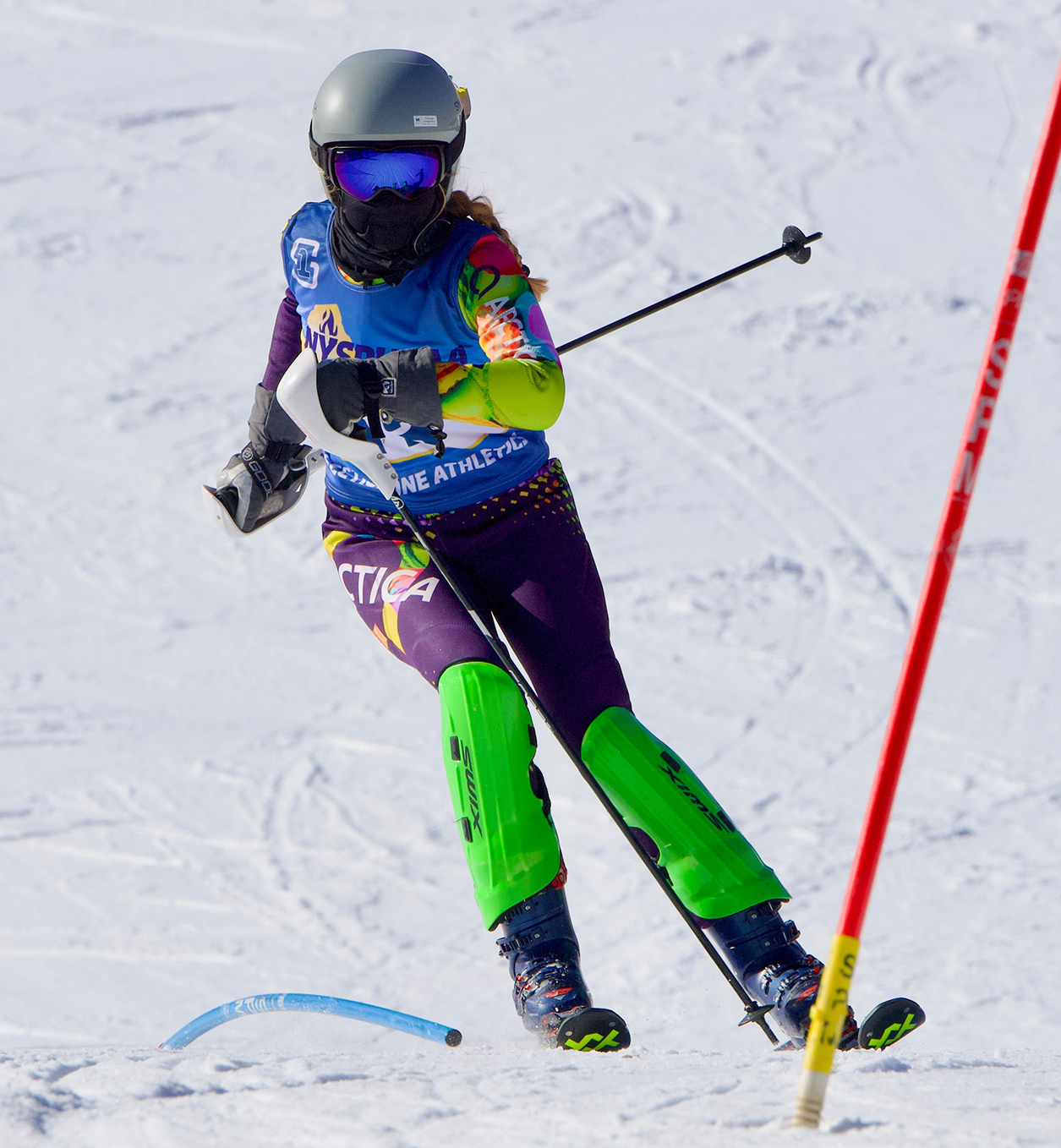 (PHOTO: Rye Girls Varsity Skiing 2024 MVP, senior Charlotte Derman.)
