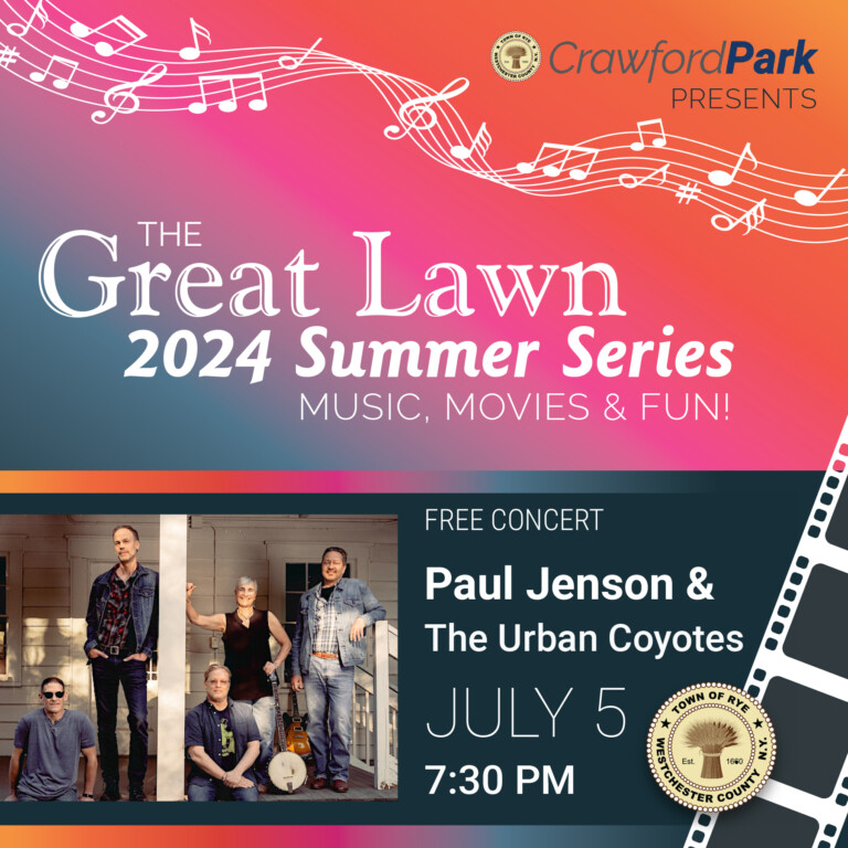 The Crawford Park Great Lawn Summer Series 2024 Presents – Paul Jenson & The Urban Coyotes