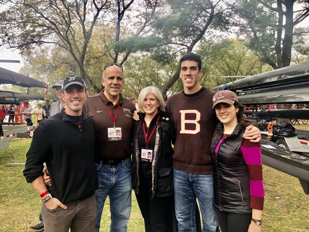 (PHOTO: The Rodriguez family at the Head of the Charles in 2019.)