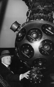 (PHOTO: Former Rye Mayor John Motley Morehead III in the Morehead Planetarium at the University of North Carolina at Chapel Hill. North Carolina Collection Photographic Archives, Wilson Library, UNC-Chapel Hill.)