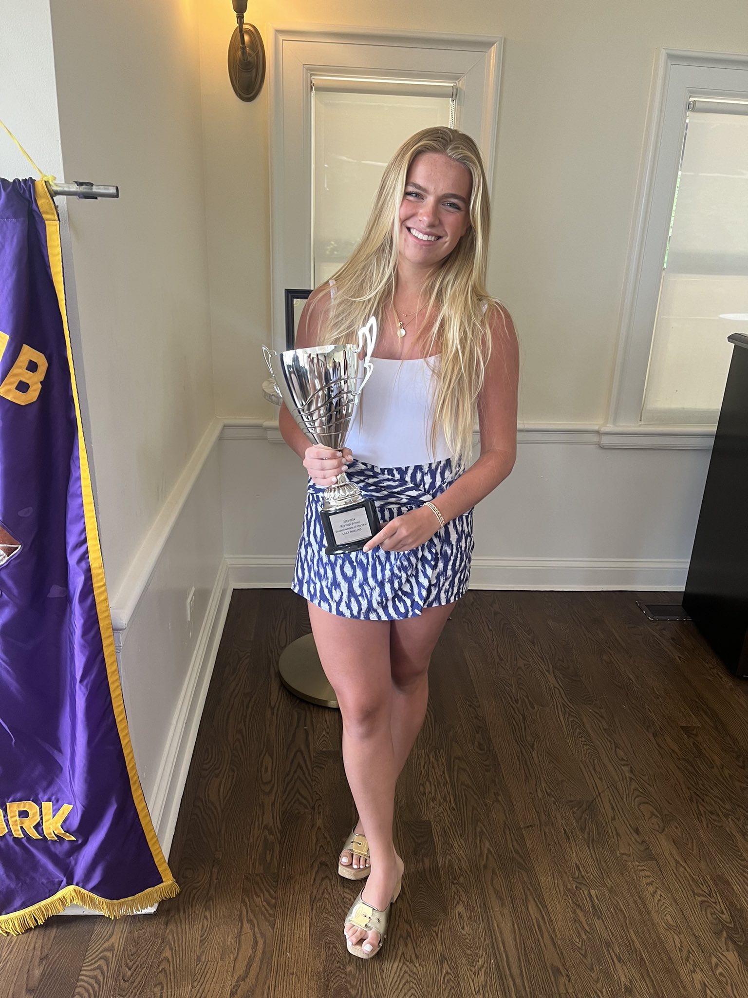(PHOTO: Lilly Whaling was named the Lions Club 2024 Student Athlete of the Year)
