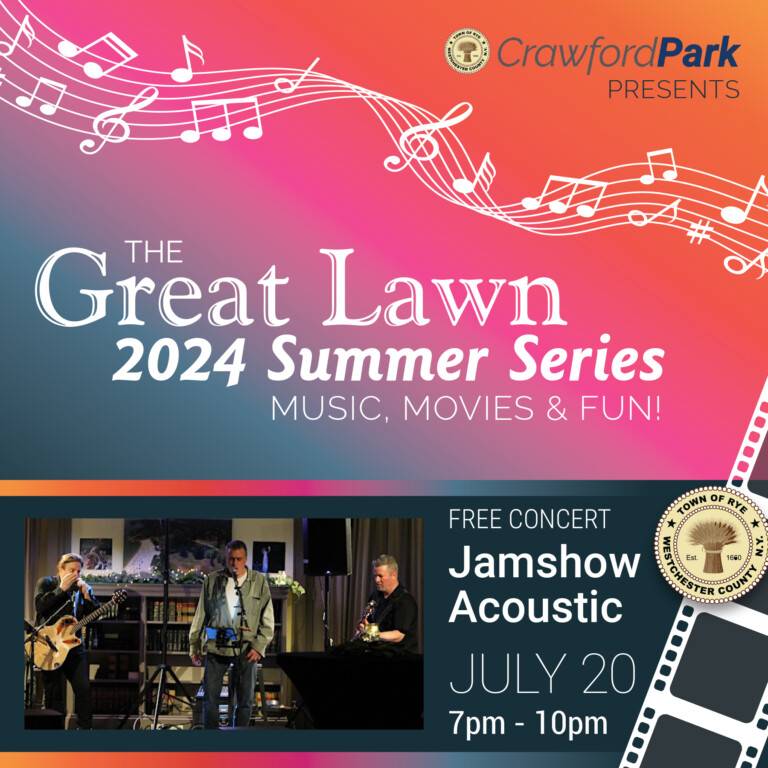 Crawford Park 2024 Great Lawn Summer Series Presents – Jamshow Acoustic