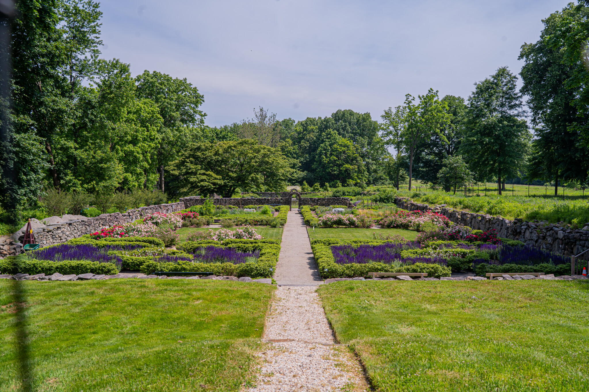 (PHOTO: Jay Heritage Center's beautiful new gardens were sponsored by New York State's last $500K donation 10 years ago. Credit: Justin Gray.)