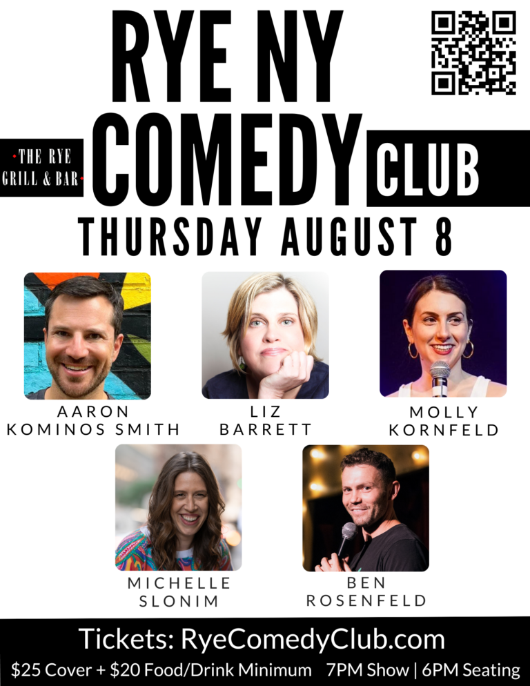 Rye Comedy Club Presents: Aaron Kominos-Smith, Liz Barrett & friends