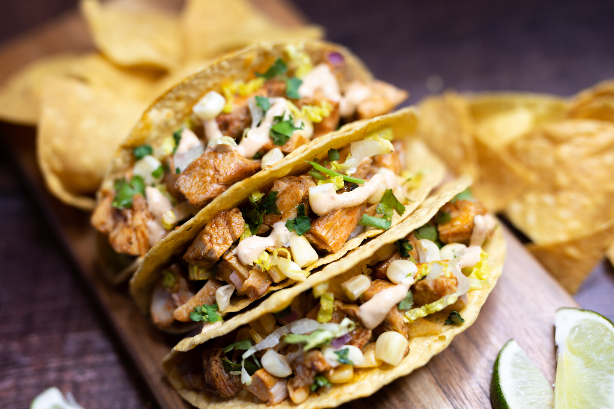 (PHOTO: The baja chicken tacos at Salsa Fresca.)