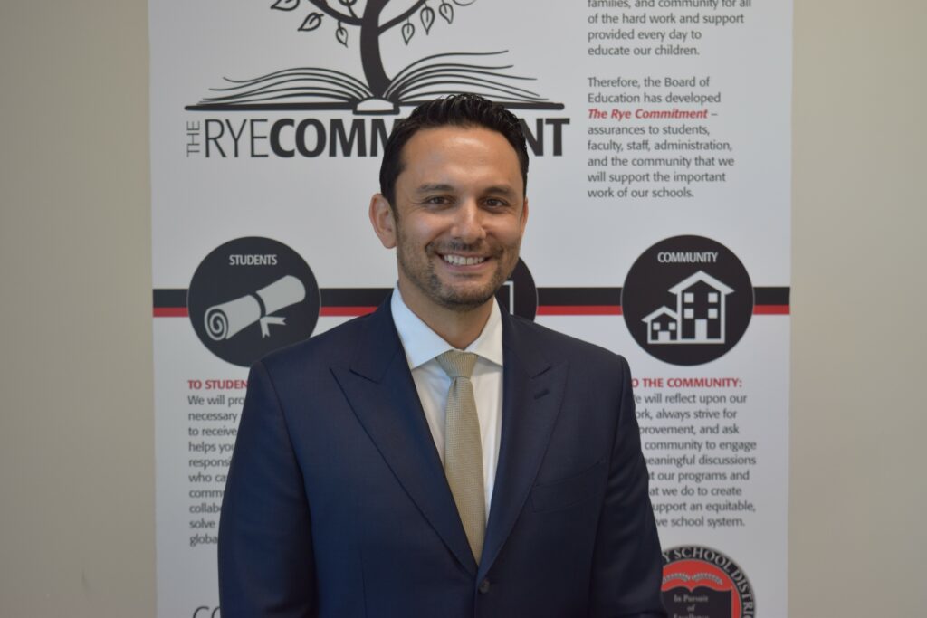 (PHOTO: The Rye City School District announced 24 new staff members on Monday, August 19, 2024 including Andrew Hara, principal at Rye High School.) 