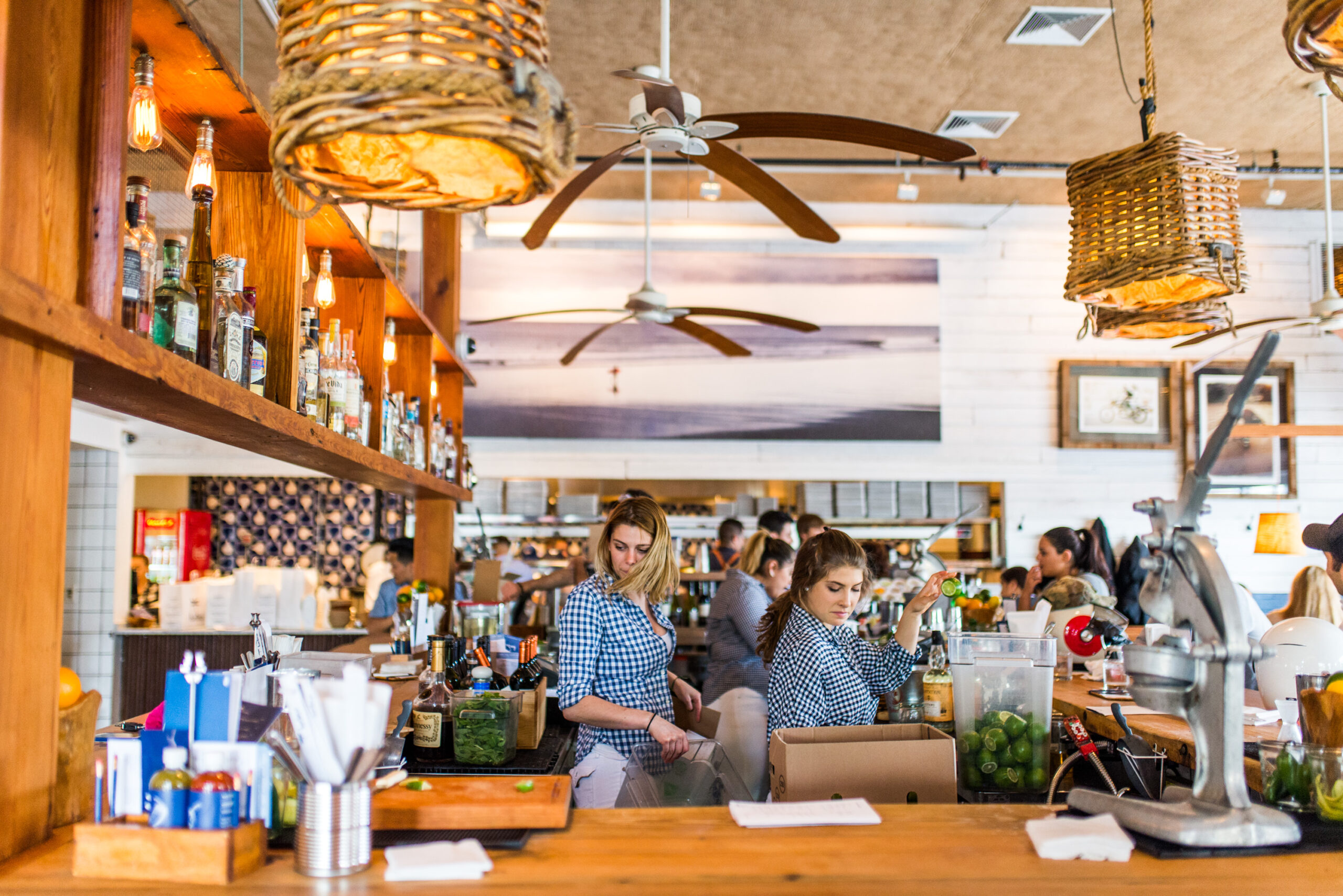 (PHOTO: The Bar at the heart of Bartaco.)