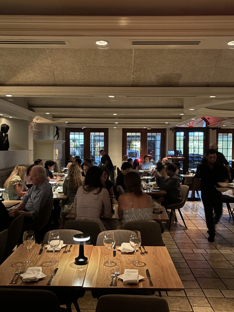 (PHOTO: Inside Aurora restaurant at 60 Purchase Street in Rye. Contributed.)