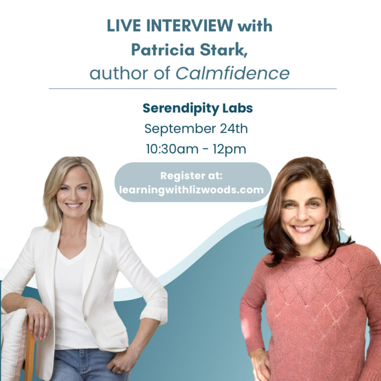 LIVE interview with Patricia Stark, author of Calmfidence: How to Trust Yourself, Tame Your Inner Critic, and Shine in Any Spotlight