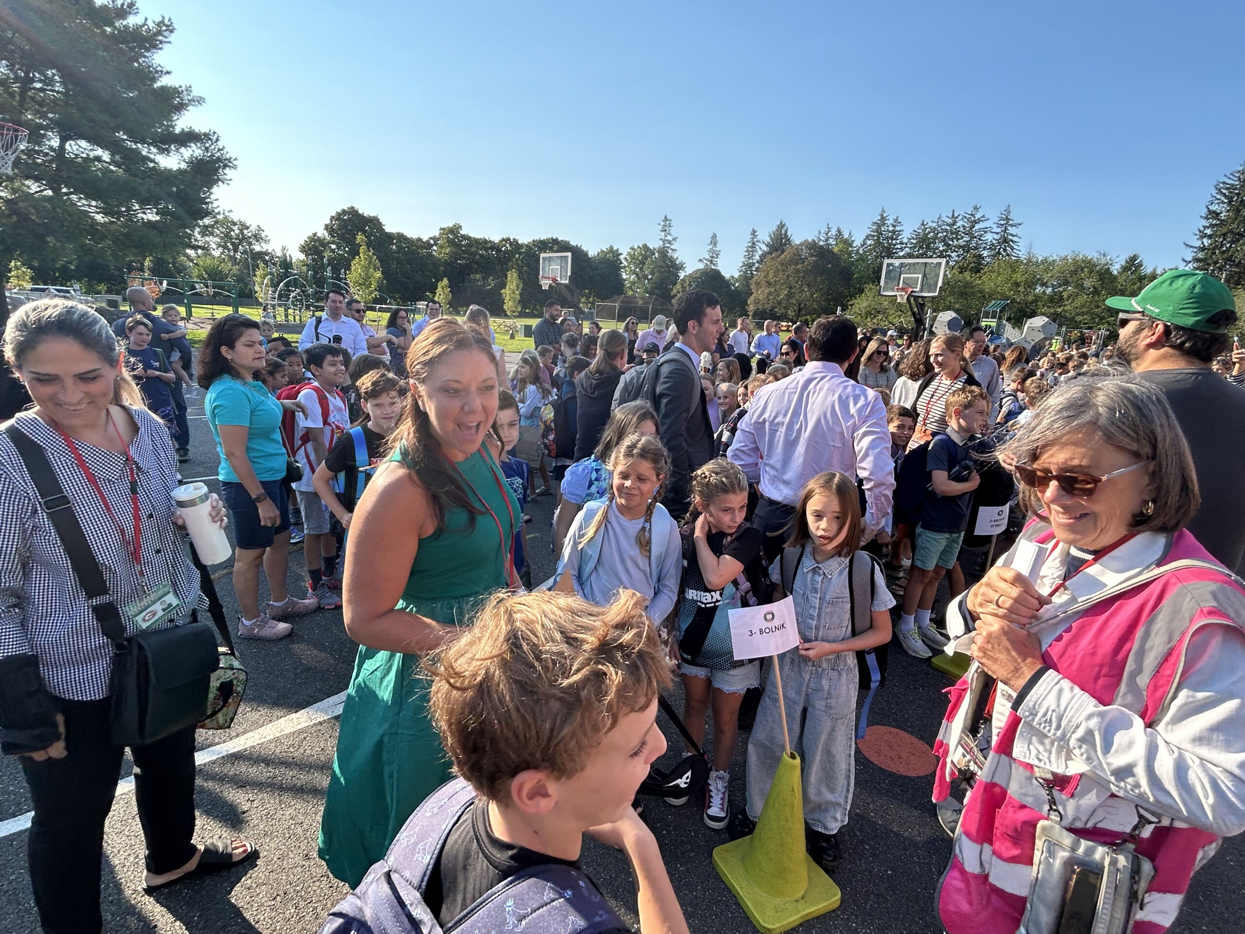 (PHOTO: The first day of school at Osborn Elementary School, September 3, 2024 with Mrs. Bolnik.)