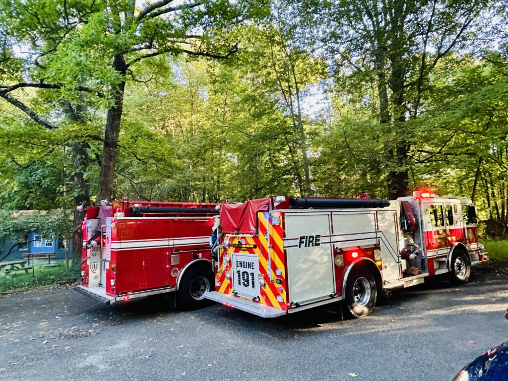 (PHOTO: A hiker with a severe head injury was rescued from the Marshlands Conservancy in Rye, NY late Monday afternoon, September 2, 2024.)