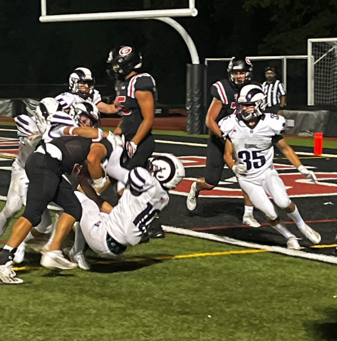 (PHOTO: Rye defeated Clarkstown North 43-6 on Friday, September 20.)