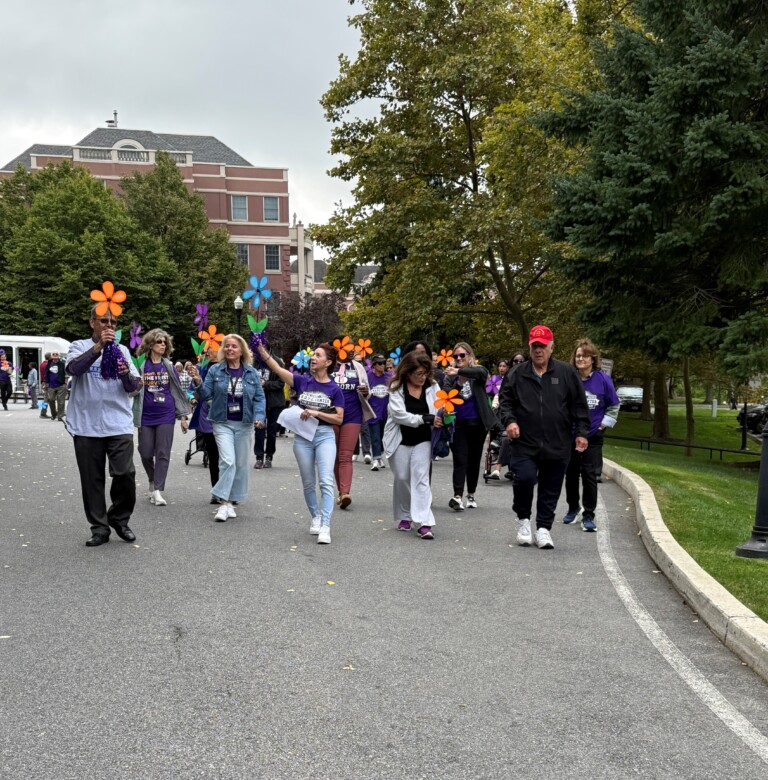 (PHOTO: The Osborn Community held a special on campus Alzheimer’s Walk on Tuesday, October 1, 2024.)