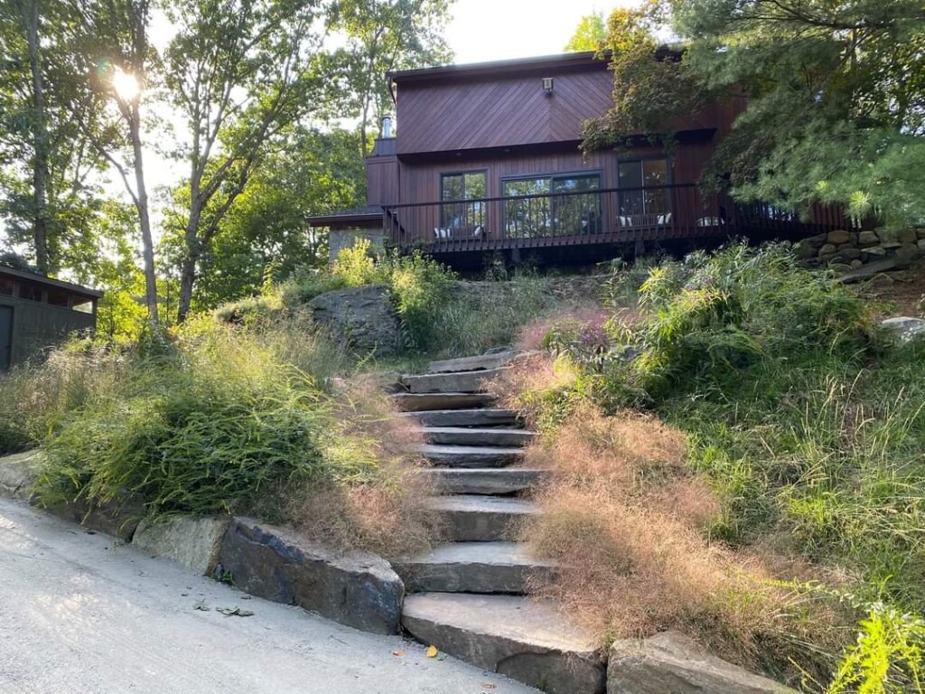 (PHOTO: A native gardening project by David Baker of Plan it Wild: a meadow on a sloping property. Contributed.)