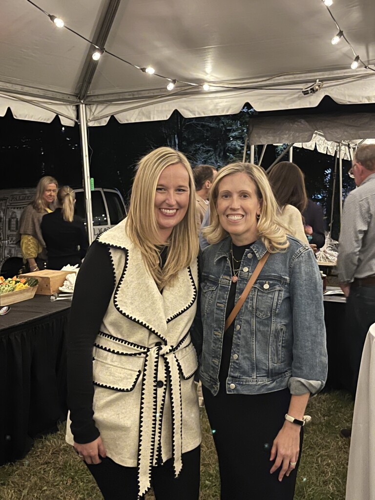 (PHOTO: The Rye Historical Society raised over $30,000 to preserve its Knapp House property at its Annual Fall Food and Whiskey Bash on Saturday, October 5, 2024. Left to right: Whiskey Bash co-chairs Colleen Boyden and Allison Young.)