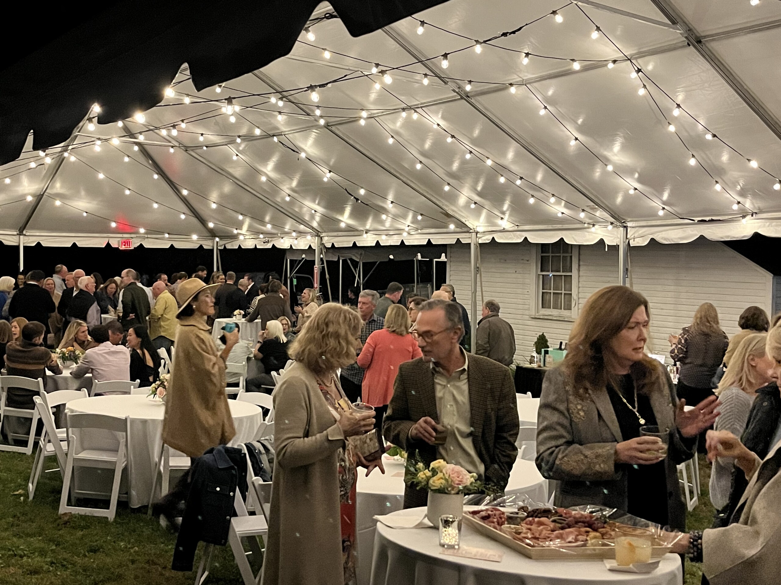 (PHOTO: The Rye Historical Society raised over $30,000 to preserve its Knapp House property at its Annual Fall Food and Whiskey Bash on Saturday, October 5, 2024.)