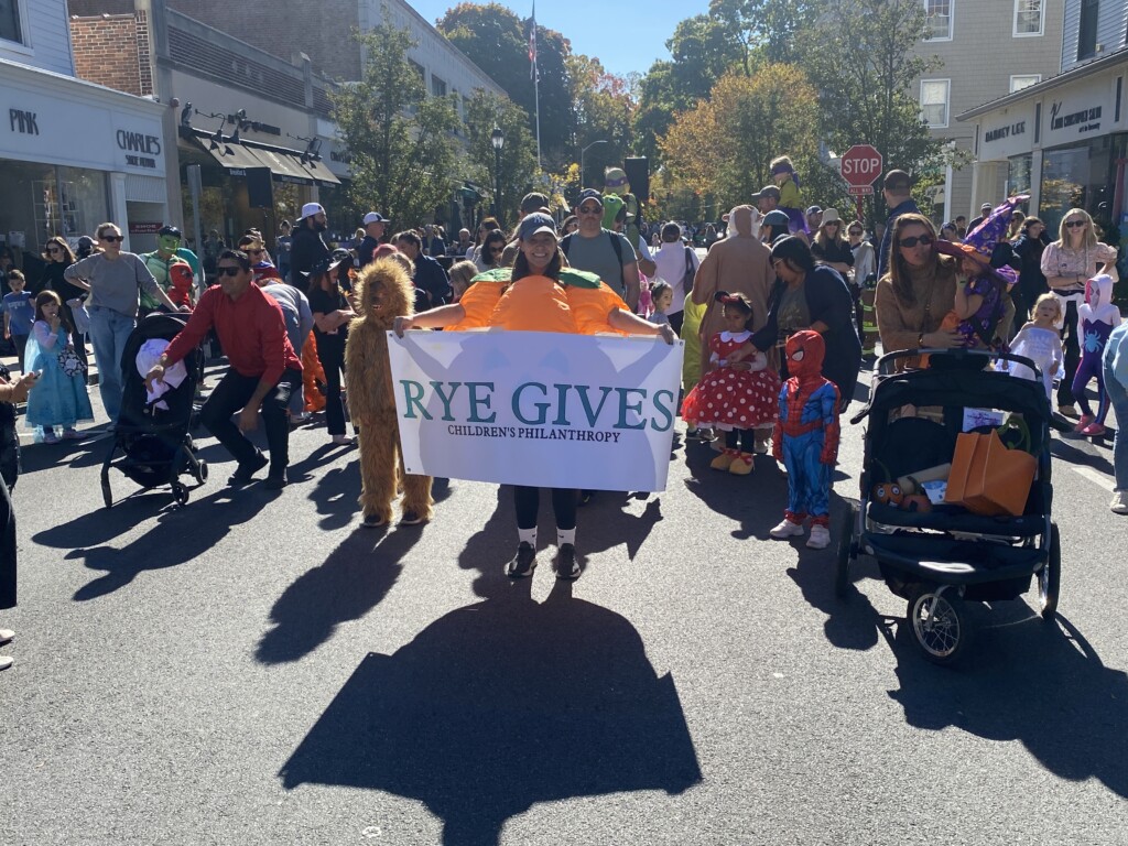 (PHOTO: The 71st annual 2024 Halloween window painting in downtown Rye on October 20, 2024.)