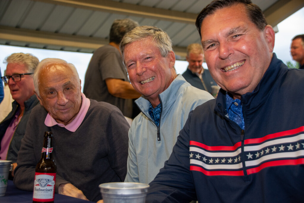 (PHOTO: The 34th Annual George J. Kirby Memorial Golf Outing on September 23, 202 raised $17K for seniors and rec programs. Left to right: Jim Dianni, Ron Prata, Tim Moynihan, Terry McCartney.)