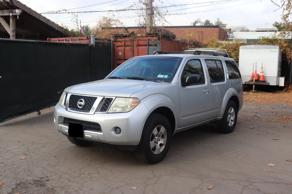 (PHOTO: The vehicle in question in Monday's arrest had been reported stolen out of Malverne, New York earlier in the day.)