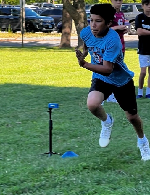 (PHOTO: STEER for Student Athletes: STEER student AJ Alvarez participating in a summer strength and conditioning program. Contributed.)