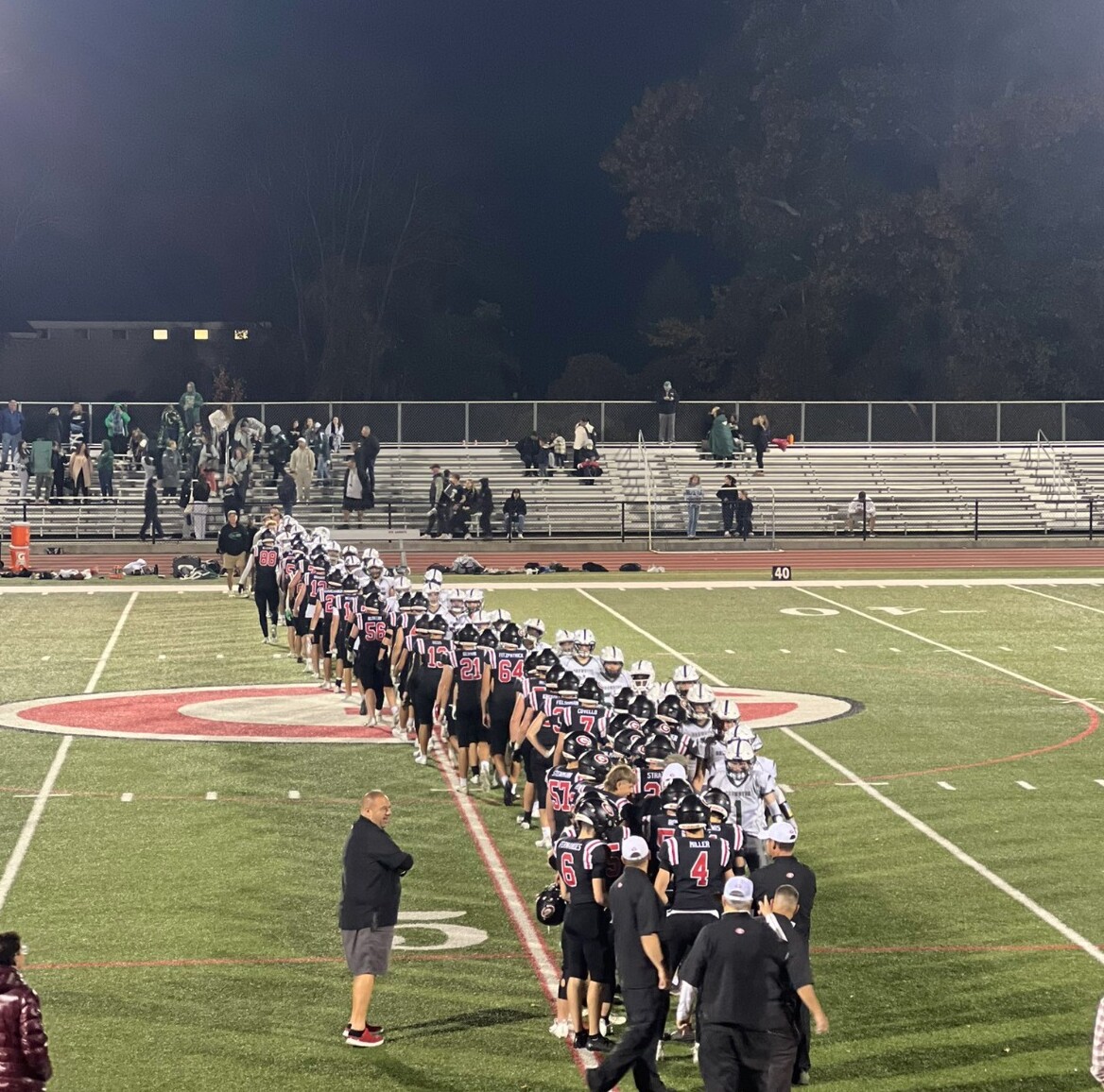 Rye Football Coasts to Round One Victory Over Brewster