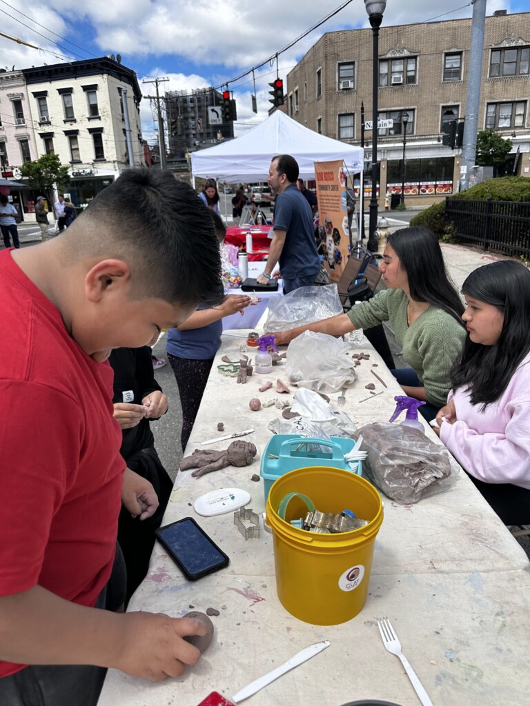 (PHOTO: Around the World in Clay, a free after school arts program for Port Chester students at the Clay Arts Center. Contributed.)