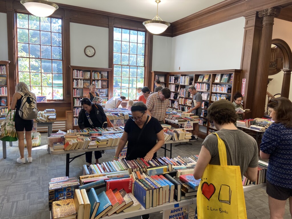 (PHOTO: The Rye Free Reading Room's annual book sale, 2024. Contributed.)