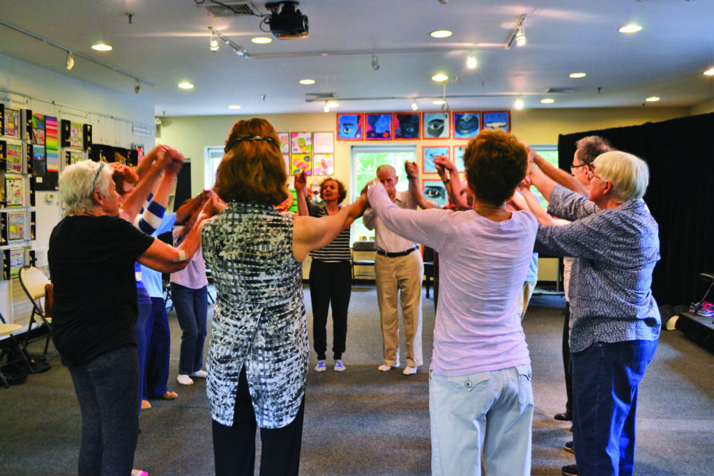 (PHOTO: A free dance for Parkinson's hosted by the Rye Arts Center. Contributed.)