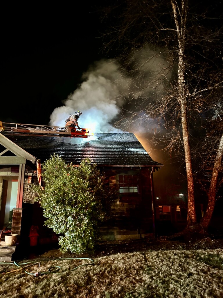 (PHOTO: Rye FD battled a structure fire at 2 Lane Way off Barlow Lane in Greenhaven on Sunday morning, December 8, 2024. Contributed.)