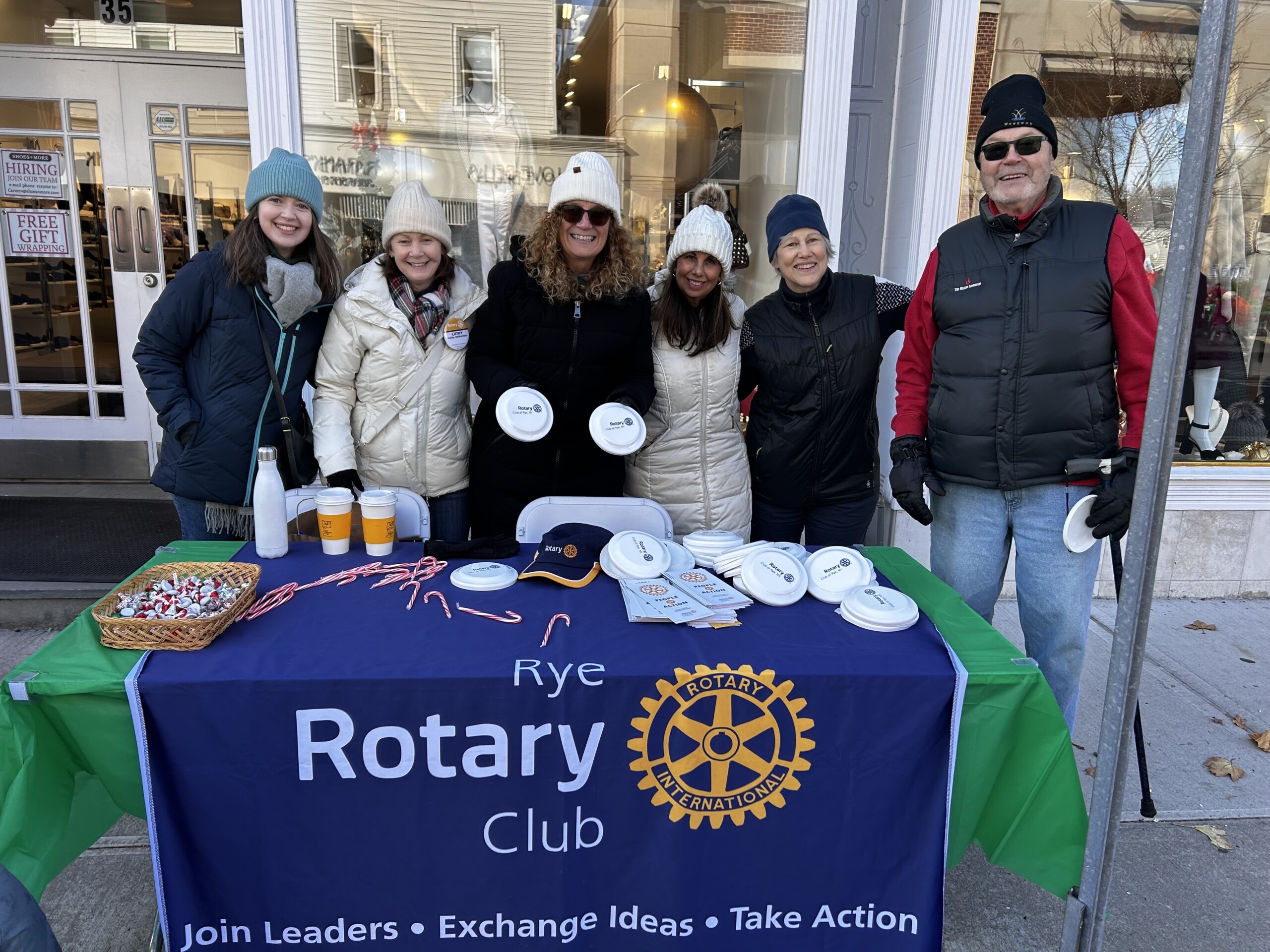 (PHOTO: Members of the Rye Rotary Club.)